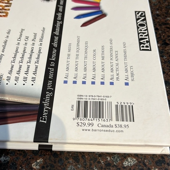 All About Techniques in Drawing hardcover book- brand new - Picture 4 of 4